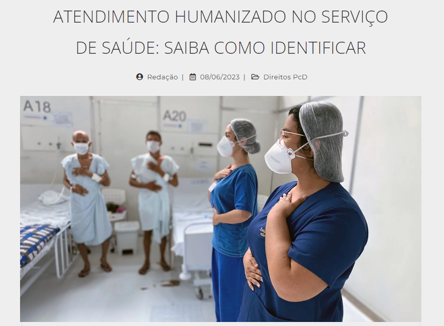 Jornalista Inclusivo Atendimento Humanizado No Serviço De Saúde Saiba Como Identificar Pró 0898